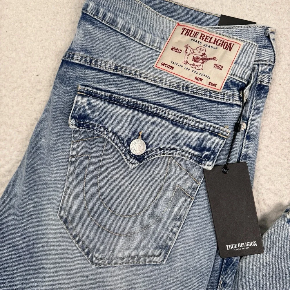 True Religion Jeans Mens 34 (36x34) Billy Relaxed Bootcut Flap Pocket NWT $164